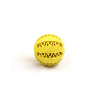 Teeth Cleaning Ball - Yellow - Small – K9 Escapade