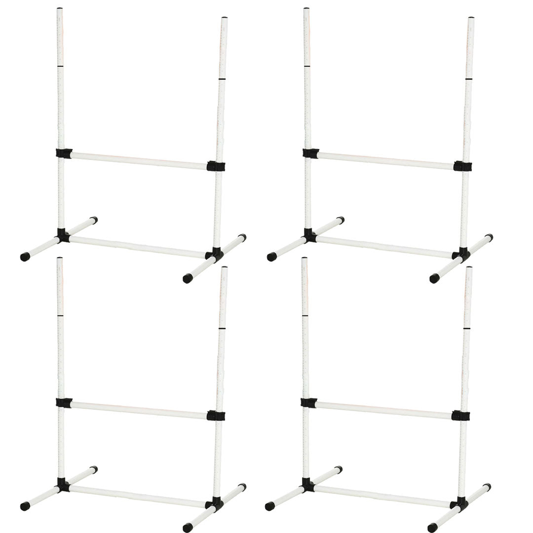4 x Dog Agility Bar Jump Set