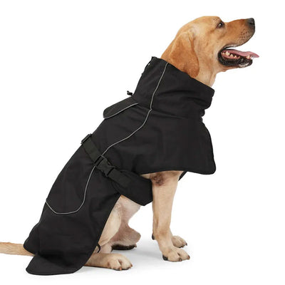 Dog Black Rain Jacket
