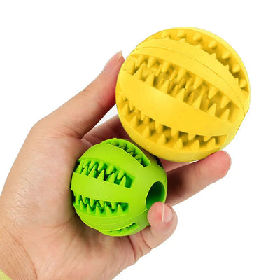 Teeth Cleaning Ball - Yellow - Large – K9 Escapade