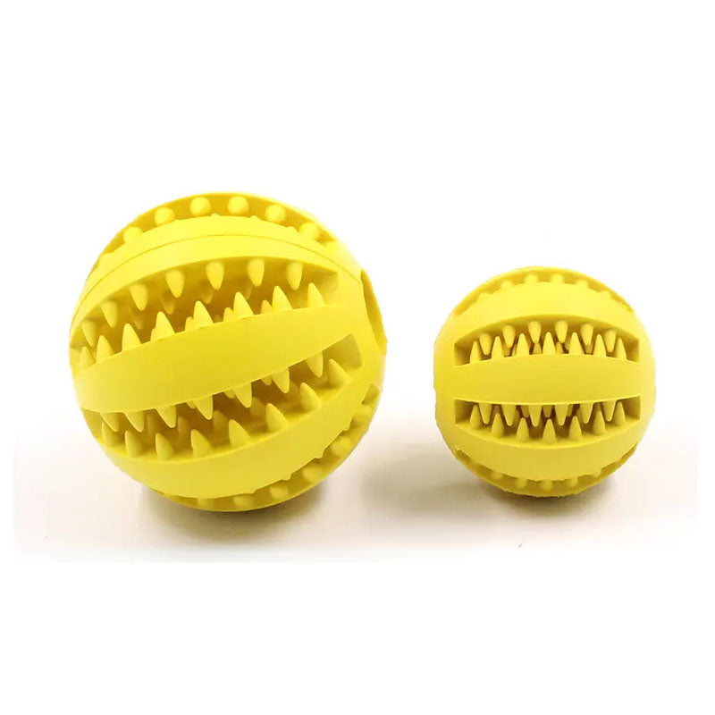 Teeth Cleaning Ball - Yellow - Small – K9 Escapade