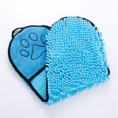 Dog Drying Towel Shammy Small Blue