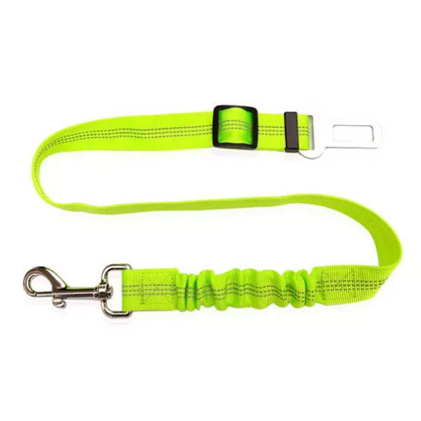 Dog Seat Belt - Green
