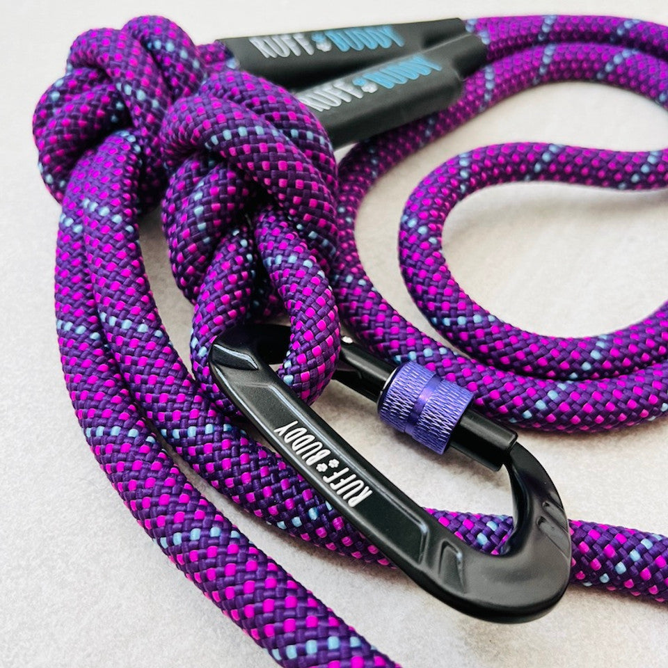 5ft Knotted Climbing Rope Leash - Berried Treasure